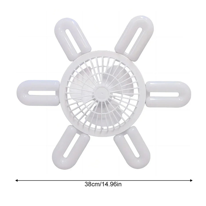 Silent Adjustable Remote Control Ceiling Foldable Fan Lamp | Kalsten
