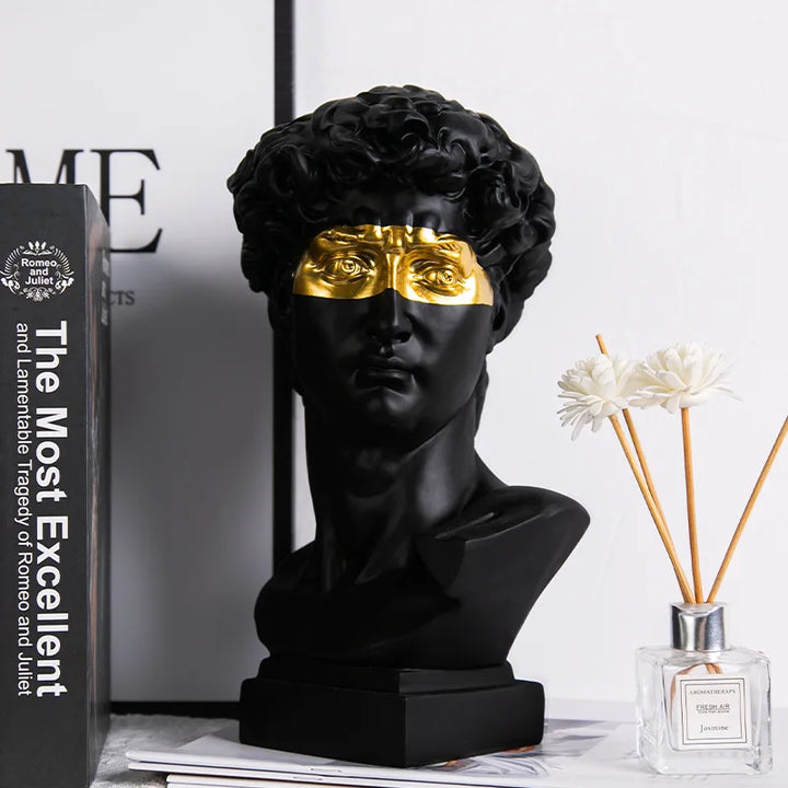 Kalsten | European Home Decor David Head Resin Statues Statues Home Decor Modern Abstract Art Bust Sculpture Art Sketch Practice