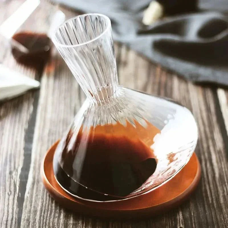 Kalsten | Crystal Glass Rotating Wine Decanter 1L