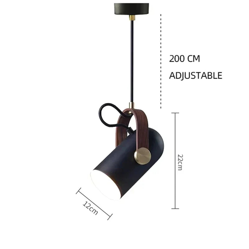 Modern Rotatable Pendant Light – Adjustable Metal Hanging Lamp for Bedroom, Living Room, Dining Room, or Kitchen | Kalsten