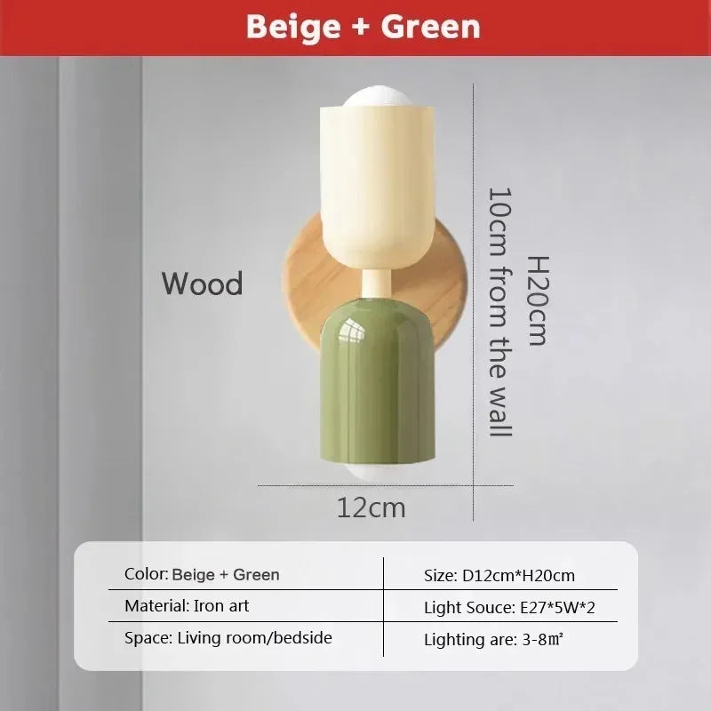 Nordic LED Wall Lamps – Modern Minimalist Double Head Wall Light for Living Room, Bedroom, Study, and Indoor Decor | Kalsten