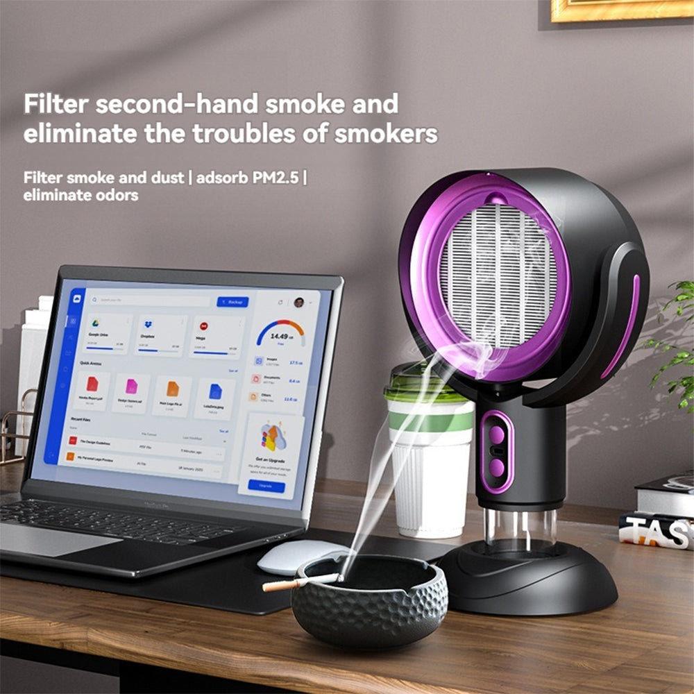 Kalsten | SmokeAway Venti – Portable Air Purifier Fan with Ion Technology and USB Charger