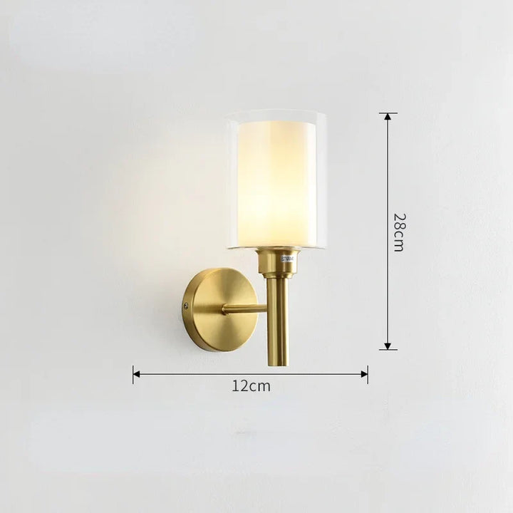 Modern LED Gold Glass Ball Wall Lamp for Indoor Lighting Decoration | Kalsten
