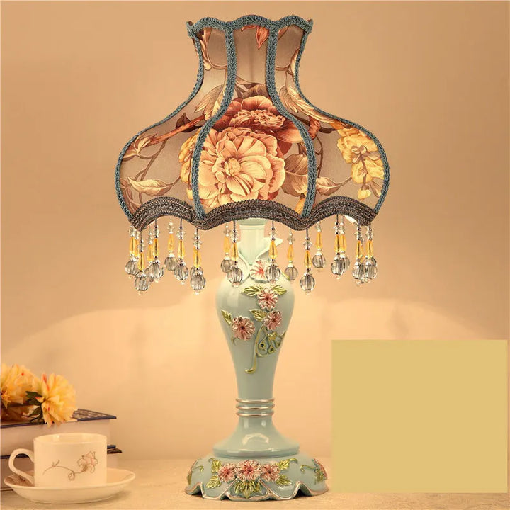 European Style Table Lamp for Bedroom Bedside, Hotel, Wedding Room, Garden, Palace Decor | Kalsten