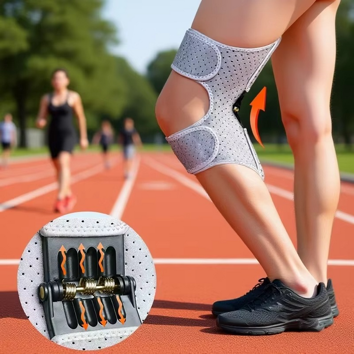 Kalsten | Adjustable Knee Support Brace with Power Rebound Springs for Joint Relief and Stability