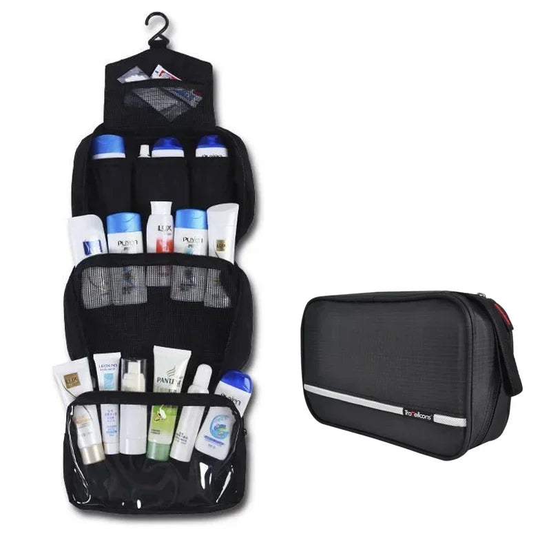 Kalsten | Hanging Toiletry Bag NOMERA TravelHang | With Hooks & Compartments | Waterproof & Foldable | For Women & Men