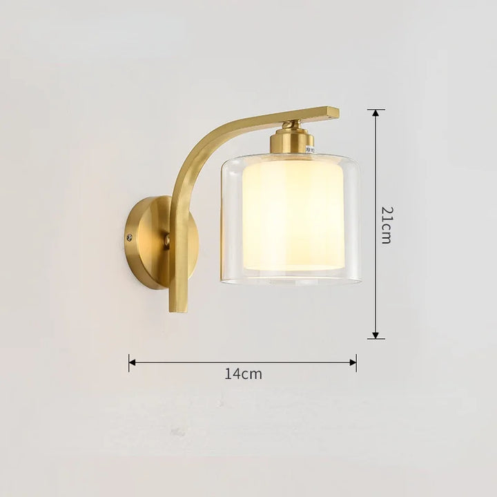 Modern LED Gold Glass Ball Wall Lamp for Indoor Lighting Decoration | Kalsten