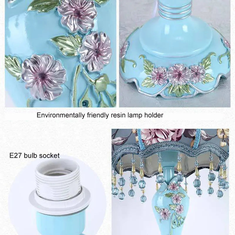 European Style Table Lamp for Bedroom Bedside, Hotel, Wedding Room, Garden, Palace Decor | Kalsten