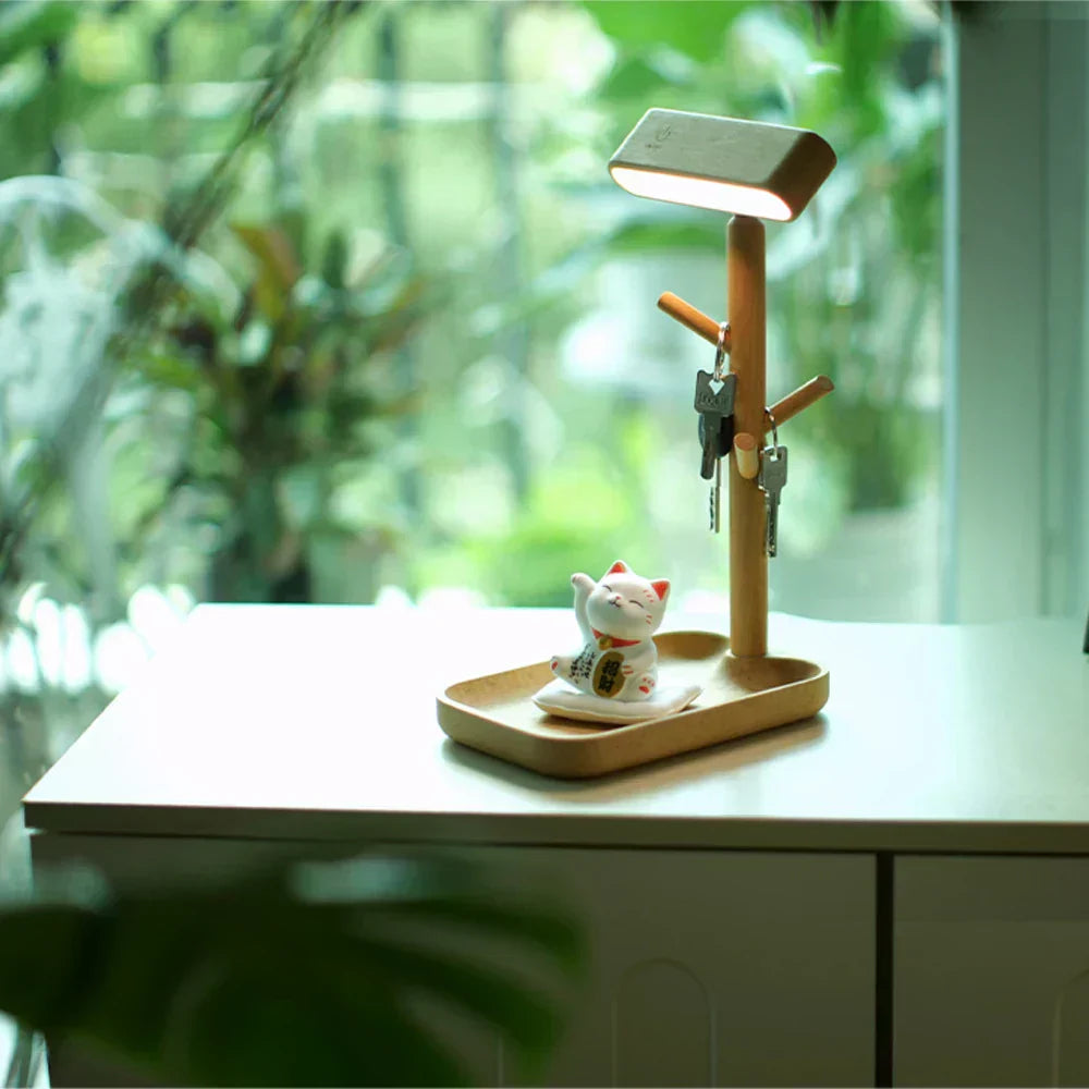 Elegant dimmable table lamp with storage | Kalsten