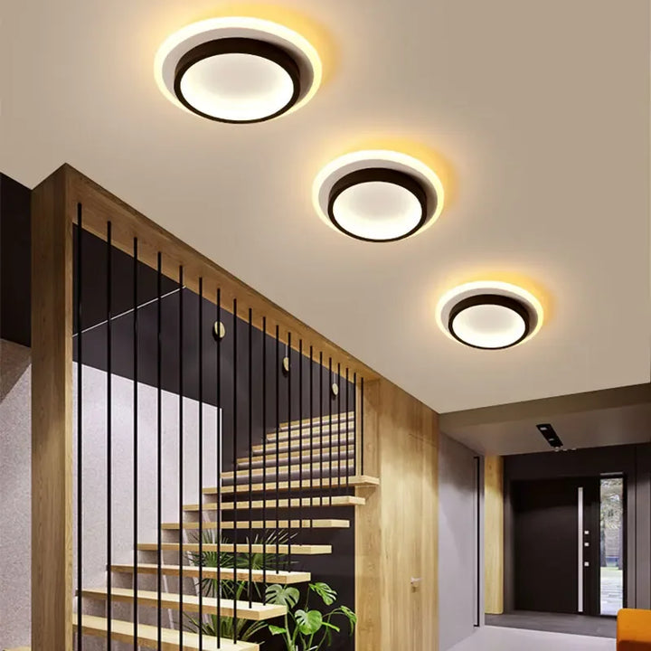 Modern LED Ceiling Lamp - Square Ceiling Light Fixture for Living Room, Stair, Aisle, and More | Kalsten