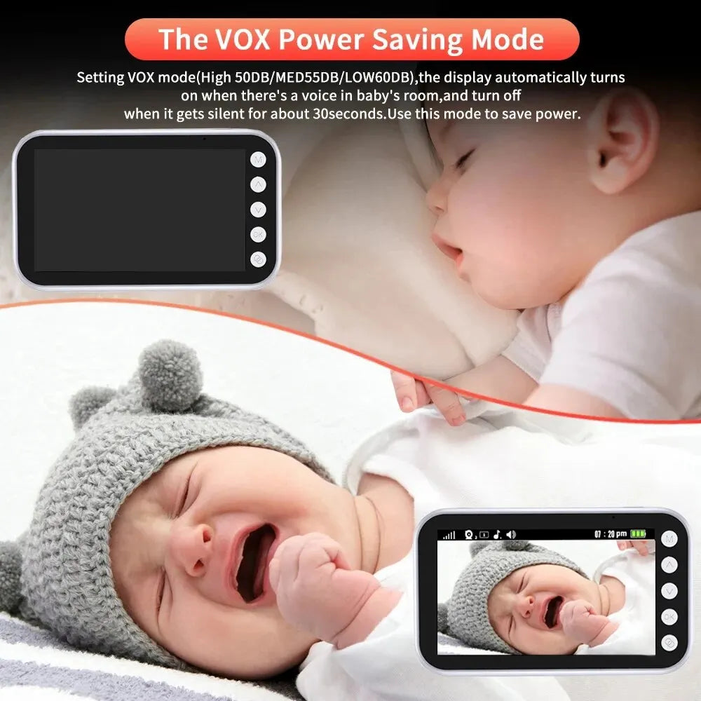 Kalsten | Baby Monitor Surveillance Night Vision Music Nanny Camera
