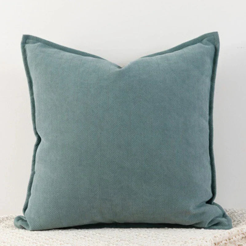 Simple Chenille Pillow Cover for Living Room & Bedroom Decoration – Soft Pillowcase for Modern Home | Kalsten