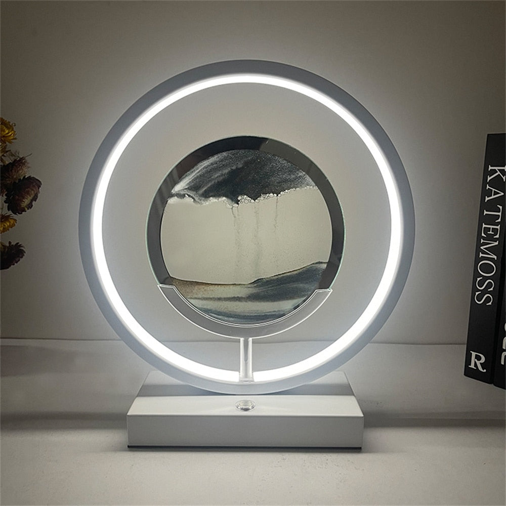3D LED Flowing Sand Art Table Lamp | Kalsten