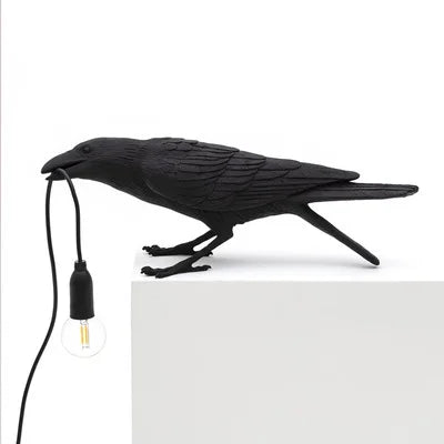 Modern Lucky Bird Table Lamp – Creative Resin Animal Design for Bedroom and Living Room | Kalsten