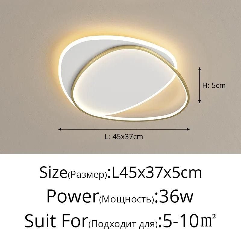 Modern LED Chandelier – Dimmable Indoor Lighting for Bedroom, Living Room, Study, and Home Decoration, 110V/220V | Kalsten
