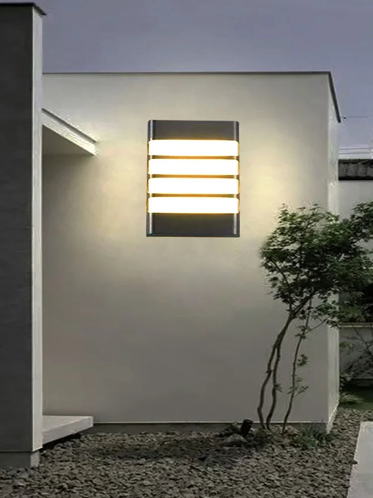 Modern LED Outdoor Wall Lamp – Waterproof Garden Sconce, Wall Light for Aisle, Balcony, and Entryway Decor | Kalsten