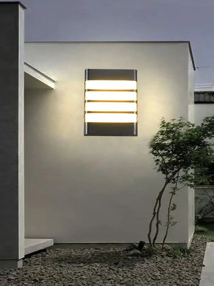 Modern LED Outdoor Wall Lamp – Waterproof Garden Sconce, Wall Light for Aisle, Balcony, and Entryway Decor | Kalsten