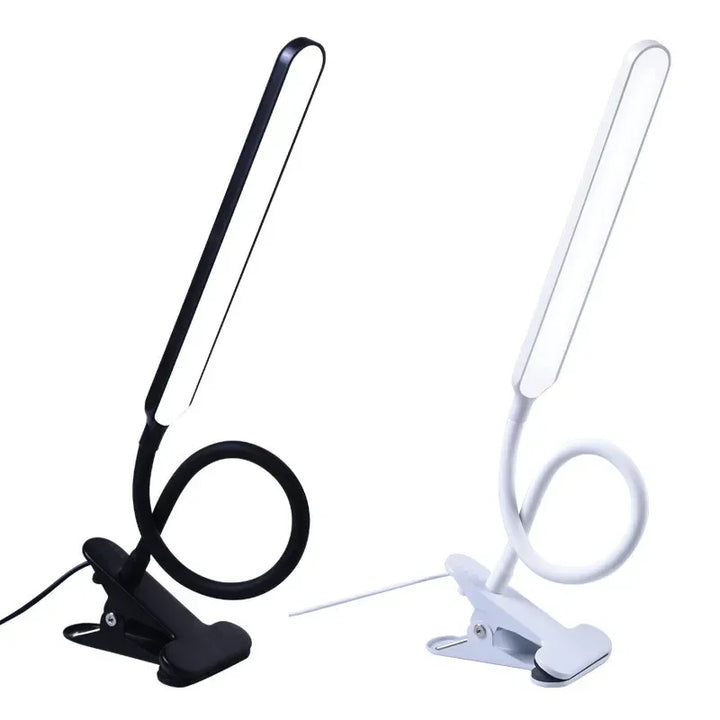 Kalsten | LED Clamp Light LumaFlex | 3 Light Colors & 10 Brightness Levels | USB Operation | Flexible Gooseneck | Eye-Friendly & Dimmable