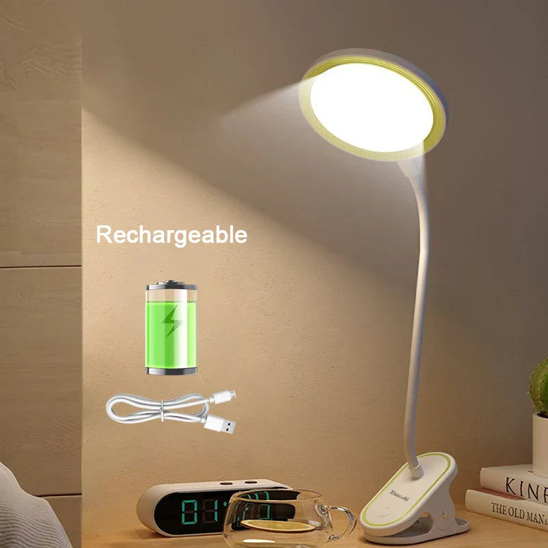 Lunivo LED Touch Table Lamp | With Battery & Natural Light | 4000K Color Temperature | Modern Design Made of Plastic | Kalsten