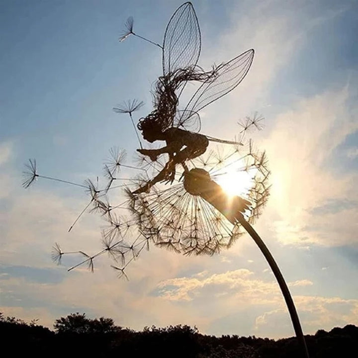 Kalsten | Fairies on a Milk Thread Art Sculpture