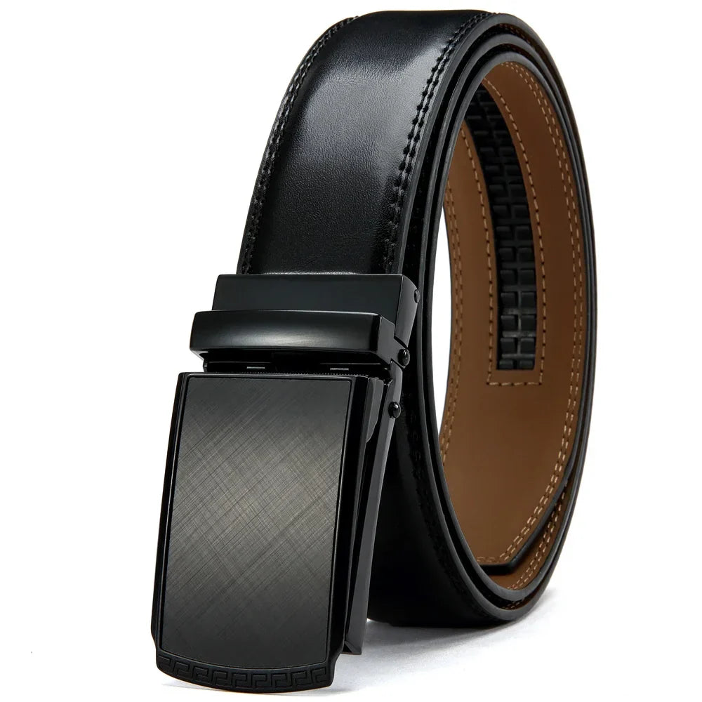 Men’s Leather Belt with Buckle