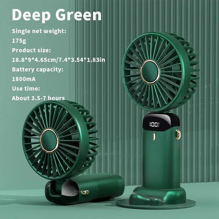 Portable Electric Fan and Mini Air Conditioner – Rechargeable Neck Fans for Home, USB and Handheld | Kalsten