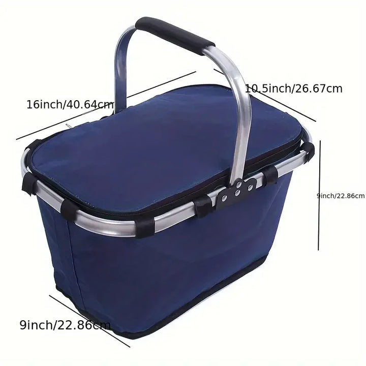 Insulated folding basket for picnic | Kalsten