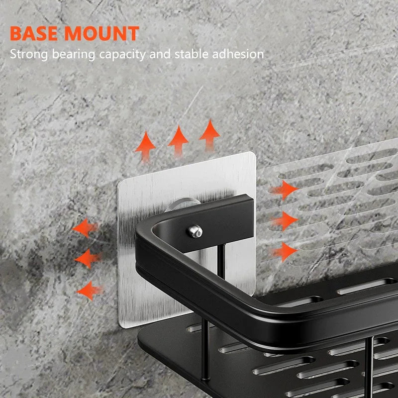 Wall-Mounted Bathroom Corner Shelf