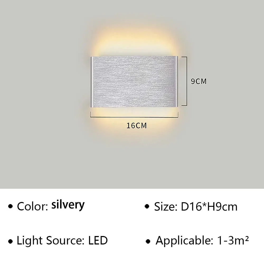 Kalsten | LumiEra Modern LED Wall Lamp | Stylish Design | Warm White Light for Bedroom, Hallway & Bathroom