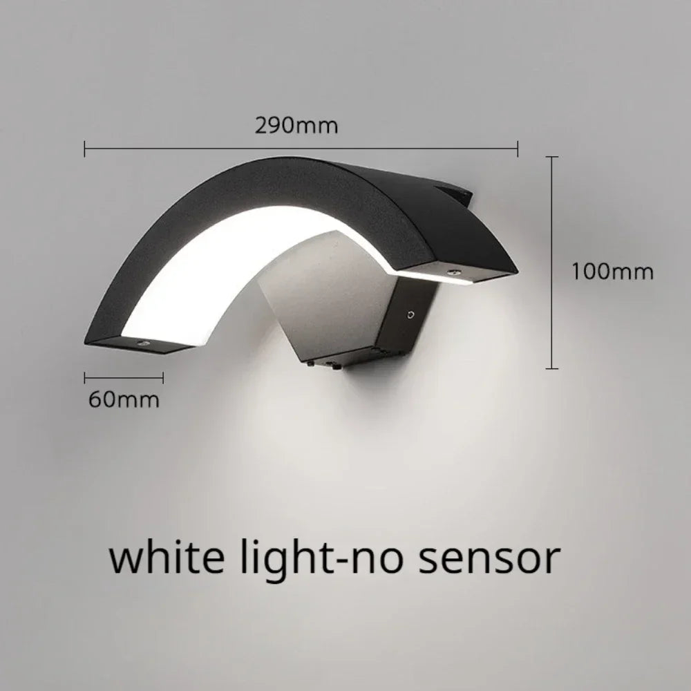 24W Waterproof Exterior Wall Lamp – 3000K/6000K Adjustable Surface Mount for Porch, Staircase, and Hallway | Kalsten
