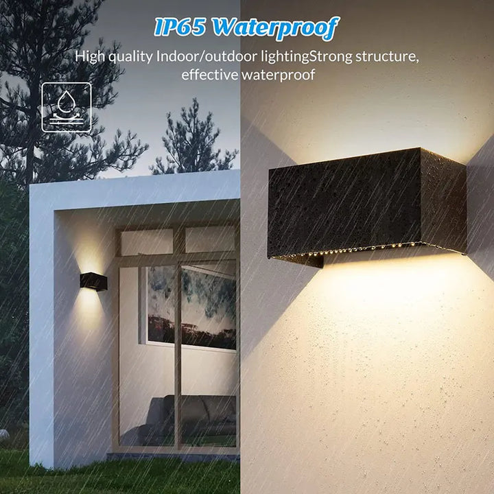 Contemporary Aluminum LED Wall Lamp - Waterproof IP65 Outdoor/Indoor Wall Light | Kalsten