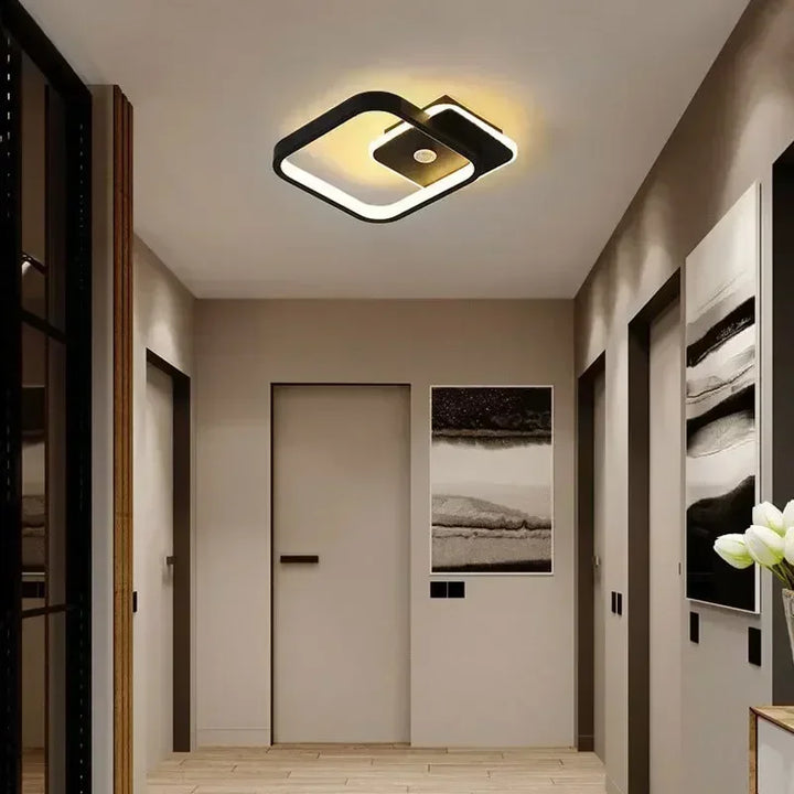 Modern LED Ceiling Lamp with Motion Sensor – Energy-Efficient Lighting for Living Room, Bedroom, Corridor, and Stairs (90-260V) | Kalsten