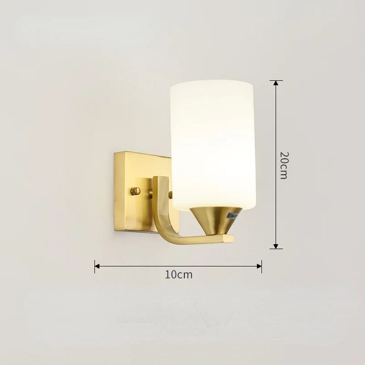 Modern LED Gold Glass Ball Wall Lamp for Indoor Lighting Decoration | Kalsten