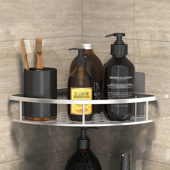 Wall-Mounted Bathroom Corner Shelf