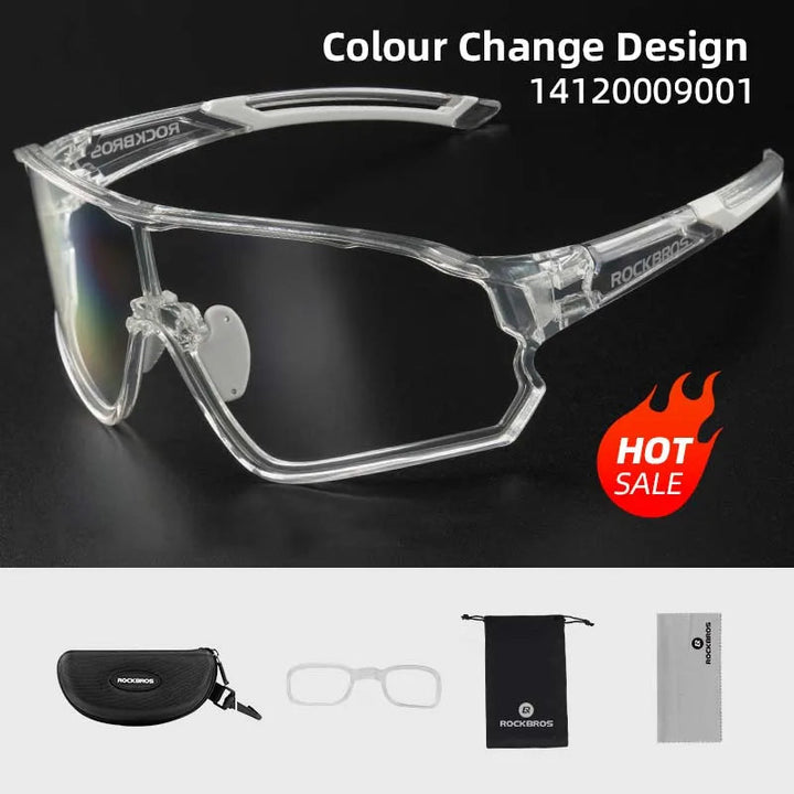 Bicycle glasses with photochromic lenses | Kalsten