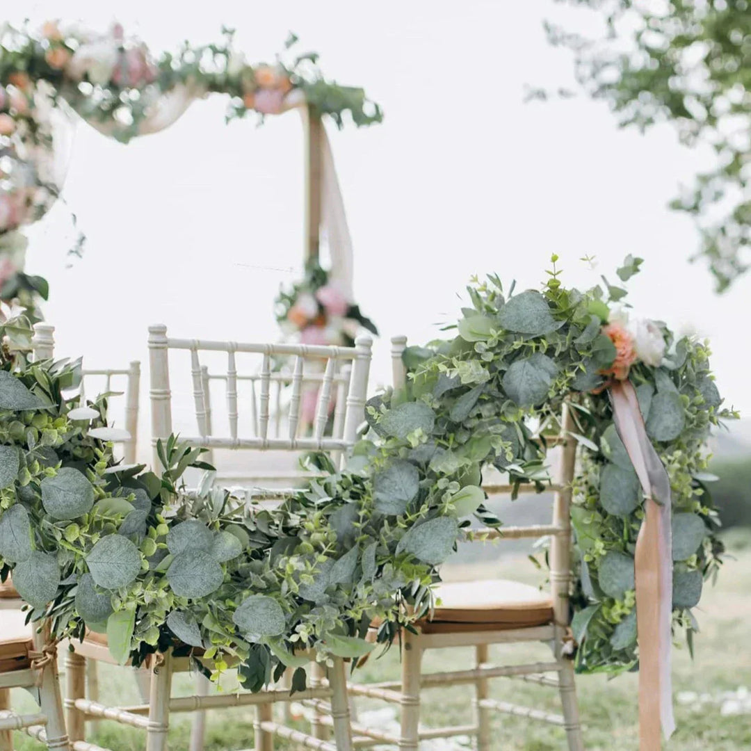 Kalsten | Garland - EucaGreen - Artificial Eucalyptus - 2-piece Set