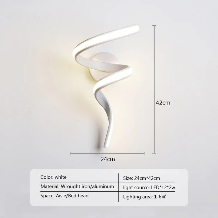 Modern Minimalist LED Wall Lamp – Up & Down Wall Sconce for Bedroom, Living Room, and Bathroom | Kalsten