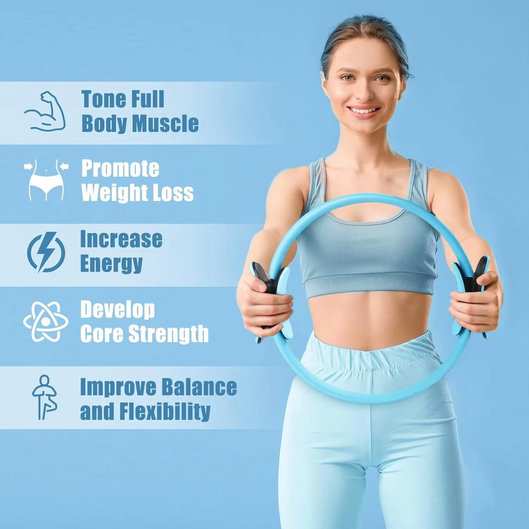 Kalsten | Yoga Pilates Fitness Ring for Core Strength and Muscle Training