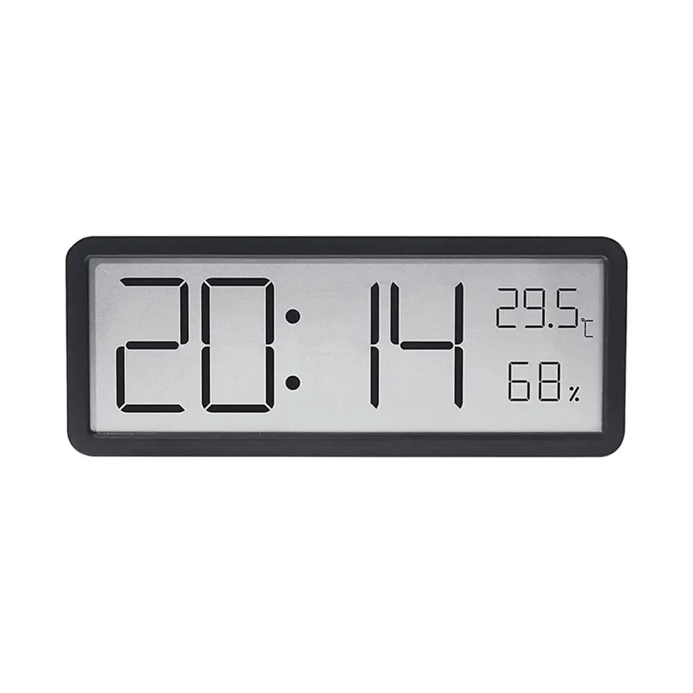 Large Digital Wall Clock with Temperature and Humidity Display – Perfect for Living Room, Bedroom, and Office | Kalsten