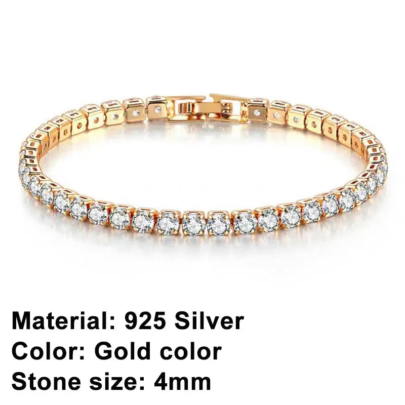 Kalsten | Tennis Bracelet – Shine with Attitude: Elegance in Sterling Silver and Hip-Hop Flair!