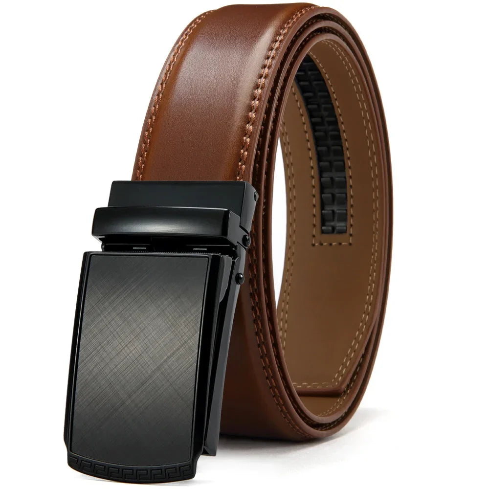 Men’s Leather Belt with Buckle