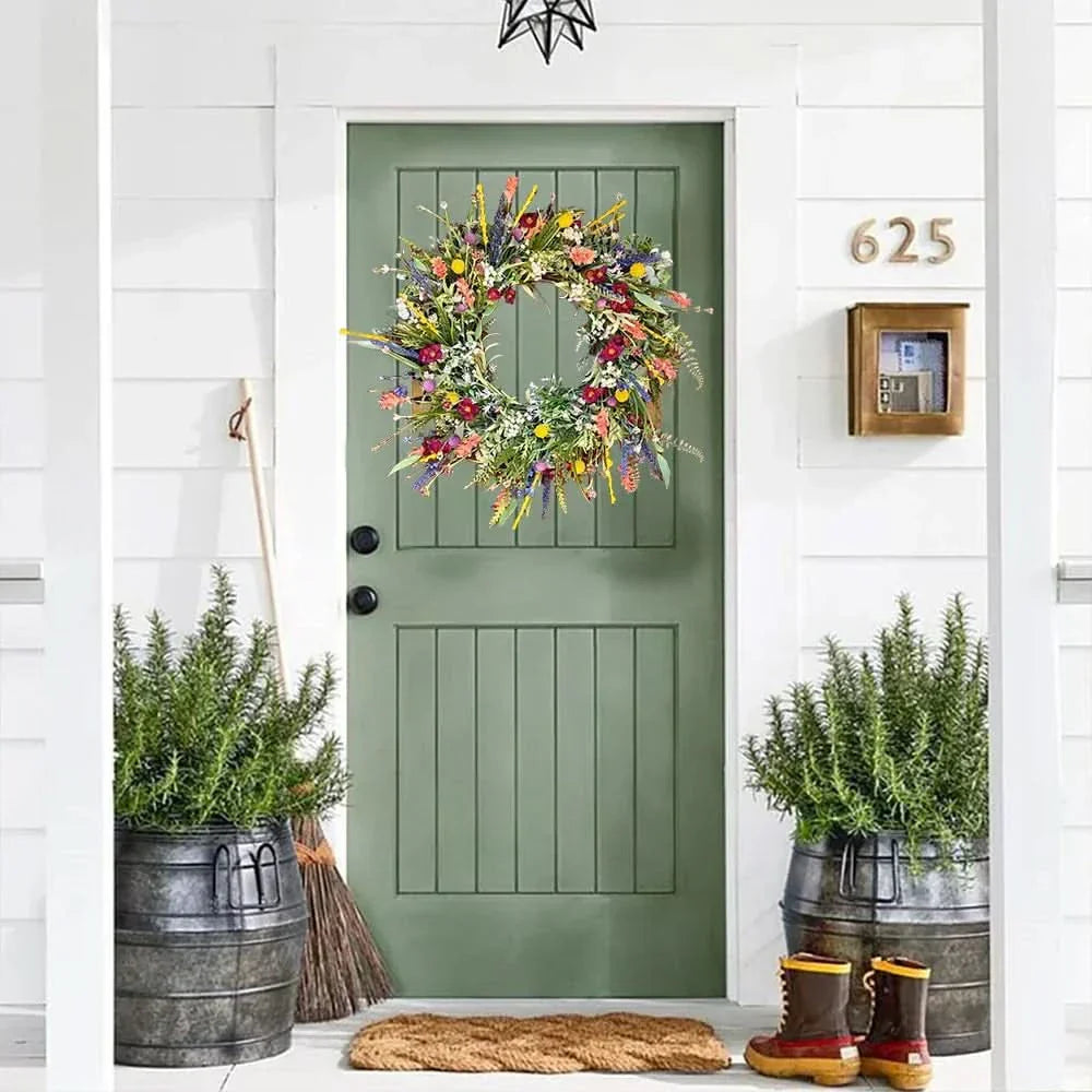 Kalsten | Handmade Floral Door Wreath for Indoor and Outdoor