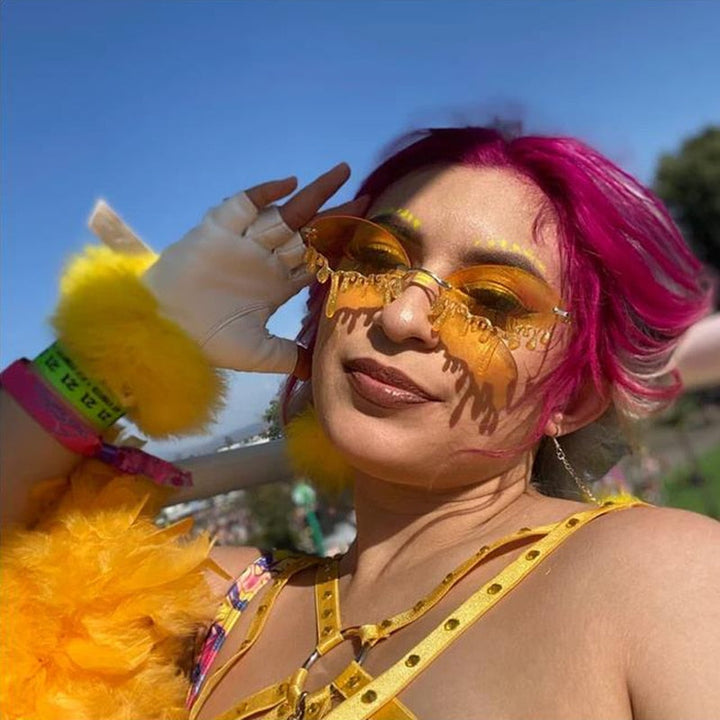 Cry me a Glitter' Sunglasses | Let the festival season begin! | Kalsten