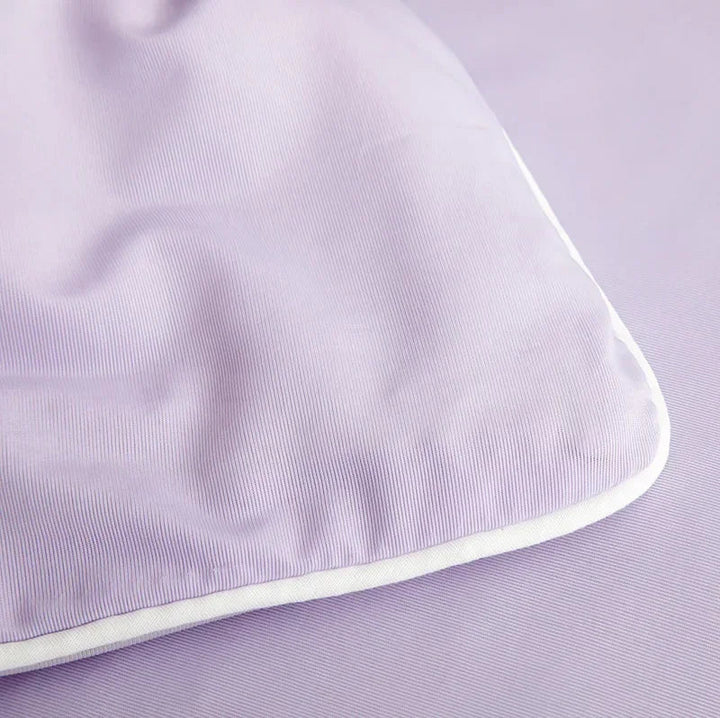 Air Condition Summer Comforter — Pure Color Ice Silk Cooling Blanket, Lightweight & Smooth Twin/King Size Quilt | Kalsten
