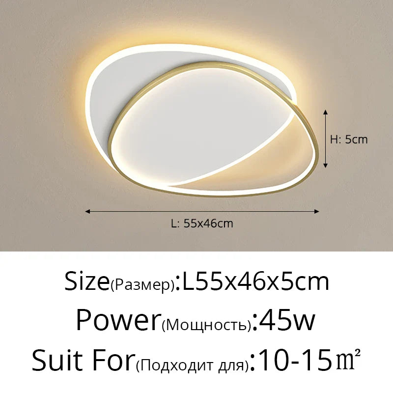 Modern LED Chandelier – Dimmable Indoor Lighting for Bedroom, Living Room, Study, and Home Decoration, 110V/220V | Kalsten