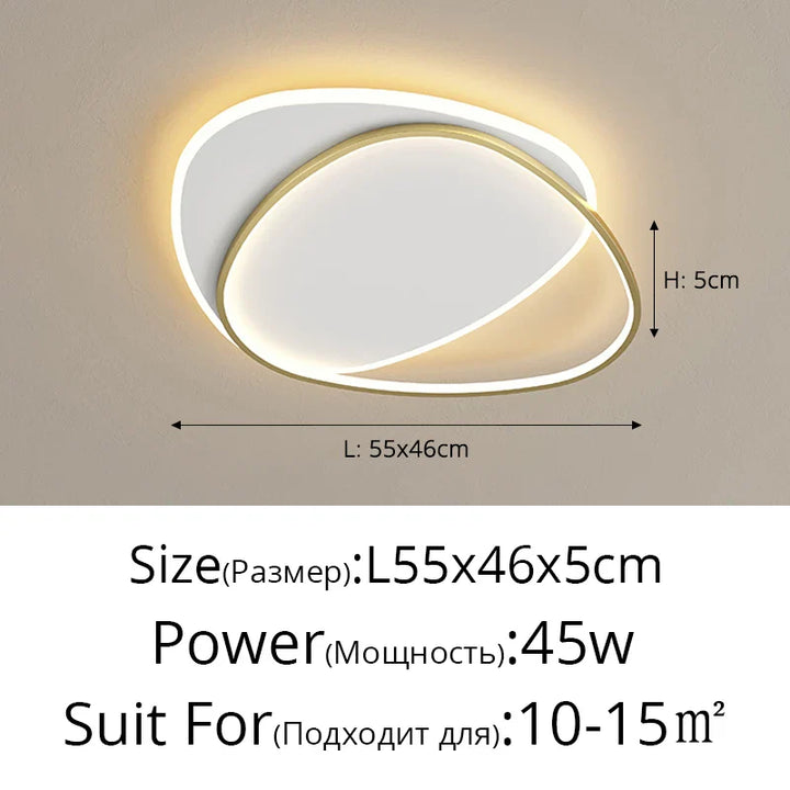 Modern LED Chandelier – Dimmable Indoor Lighting for Bedroom, Living Room, Study, and Home Decoration, 110V/220V | Kalsten