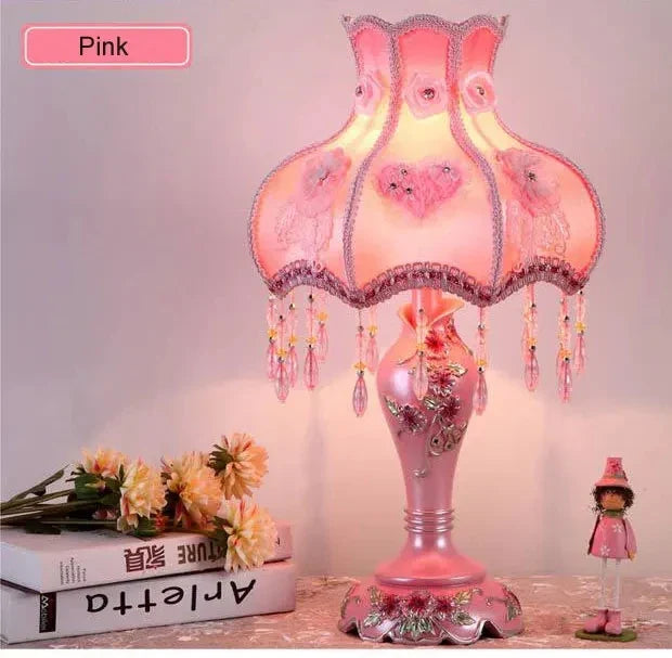 European Style Table Lamp for Bedroom Bedside, Hotel, Wedding Room, Garden, Palace Decor | Kalsten
