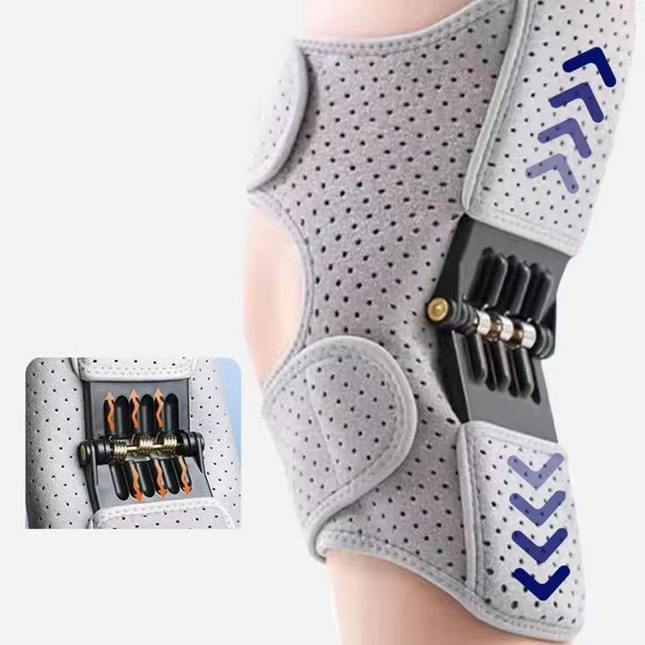 Kalsten | Adjustable Knee Support Brace with Power Rebound Springs for Joint Relief and Stability