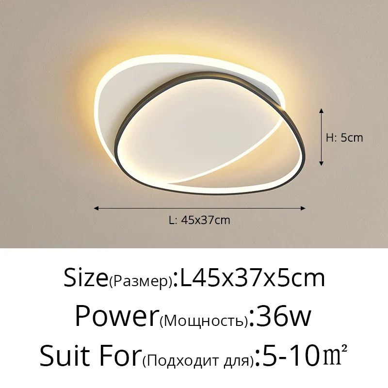 Modern LED Chandelier – Dimmable Indoor Lighting for Bedroom, Living Room, Study, and Home Decoration, 110V/220V | Kalsten