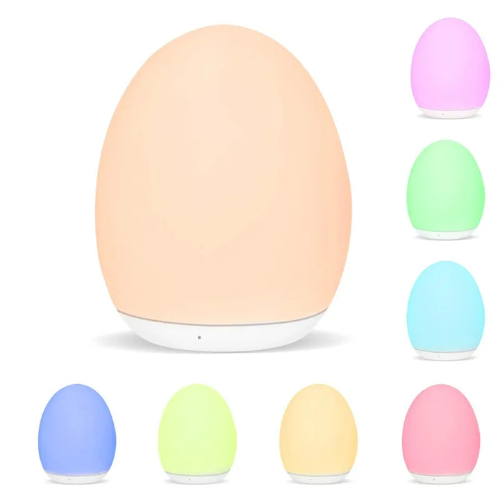 Kalsten | Lumiboo Night Light | RGB & Warm White | Touch Control | 100h Battery | 12 × 10 cm | Baby & Children's Room